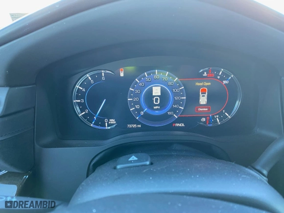 2019 Cadillac Escalade Platinum with VIN 1GYS4DKJ6KR190325, listed as a Copart auction lot 46268115 with 73,725 mi miles and Salvage Title. Bid and sale history available at carsss.com. Image 9.