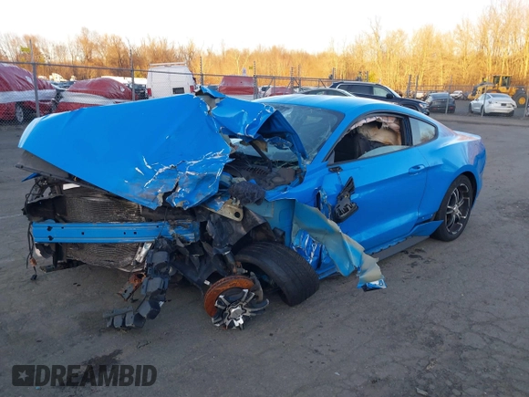 2017 Ford Mustang V6 with VIN 1FA6P8AM5H5272540, listed as a IAAI auction lot 41101738 with Not Provided miles and . Bid and sale history available at carsss.com. Image 2.