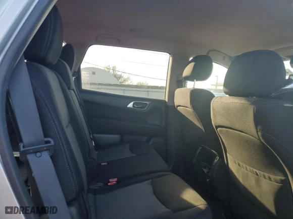 2017 Nissan Pathfinder SV with VIN 5N1DR2MN9HC664487, listed as a Copart auction lot 44526715 with 0 mi miles and Salvage Title. Bid and sale history available at carsss.com. Image 11.