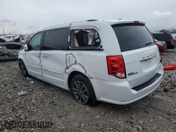 2017 Dodge Grand Caravan SXT with VIN 2C4RDGCG4HR863320, listed as a Copart auction lot 45741594 with 156,137 mi miles and Salvage Title. Bid and sale history available at DreamBid. Image 2.