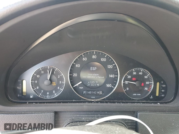 2009 Mercedes-Benz CLK 350 with VIN WDBTK56F39T108770, listed as a Copart auction lot 52892915 with 148,142 mi miles and Salvage Title. Bid and sale history available at DreamBid. Image 9.