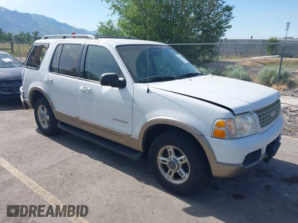 2002 Ford Explorer Eddie Bauer с VIN 1FMZU74E32ZB77338, выставлен на аукционе IAAI как лот 42321438 с пробегом 347 975 миль миль и . История ставок и продаж доступна на DreamBid. Изображение 1.