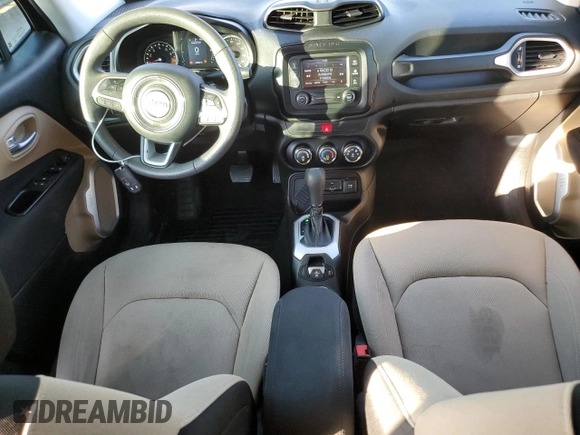 2017 Jeep Renegade Sport with VIN ZACCJAAB2HPF38883, listed as a Copart auction lot 77474204 with 120,687 mi miles and Salvage title. Bid and sale history available at DreamBid. Image 8.