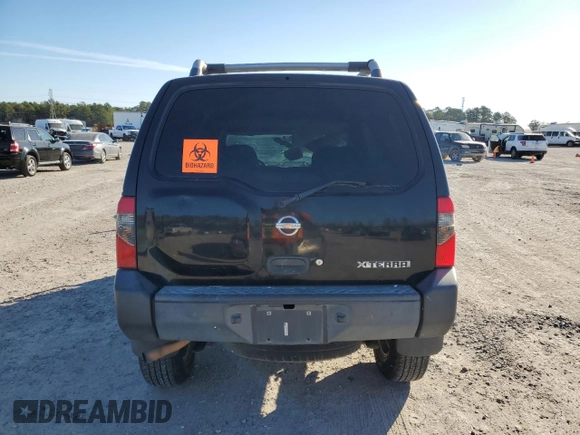 2002 Nissan Xterra XE with VIN 5N1ED28TX2C593979, listed as a Copart auction lot 39093964 with Not provided miles and Salvage title. Bid and sale history available at DreamBid. Image 6.