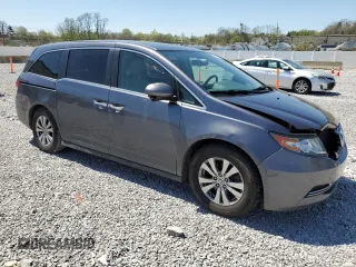 2016 Honda Odyssey EX-L with VIN 5FNRL5H61GB072390, listed as a Copart auction lot 54174445 with 149,088 mi miles and Salvage Title. Bid and sale history available at DreamBid. Image 4.