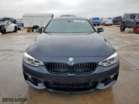 2016 BMW 4 Series 435i with VIN WBA4B1C53GG243115, listed as a Copart auction lot 50520055 with 159,689 mi miles and Clean Title. Bid and sale history available at carsss.com. Image 5.