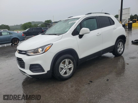 2022 Chevrolet Trax LT with VIN KL7CJPSM2NB548061, listed as a Copart auction lot 60250645 with 82,767 mi miles and Salvage title. Bid and sale history available at DreamBid. Image 1.