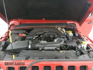 2018 Jeep Wrangler Rubicon with VIN 1C4HJXCG9JW255648, listed as a Copart auction lot 87134384 with Not provided miles and Salvage title. Bid and sale history available at DreamBid. Image 12.