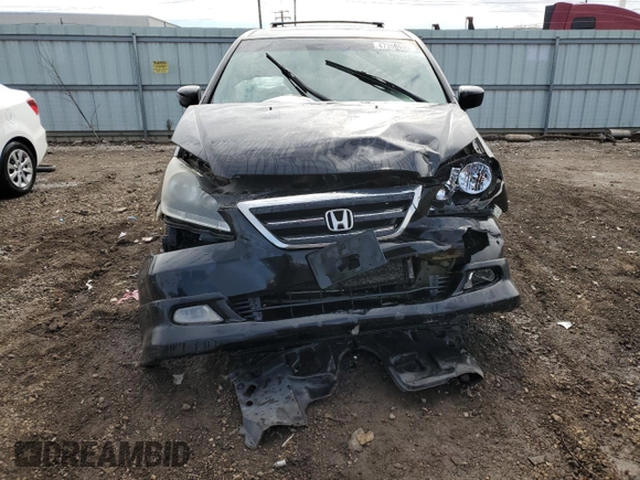 2006 Honda Odyssey TOURING with VIN 5FNRL38876B069580, listed as a Copart auction lot 47359635 with 206,372 mi miles and Salvage Title. Bid and sale history available at carsss.com. Image 5.