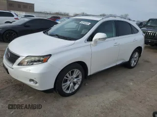2010 Lexus RX 450h with VIN JTJBC1BA0A2016911, listed as a Copart auction lot 42614515 with 169,490 mi miles and Salvage title. Bid and sale history available at DreamBid. Image 1.