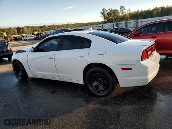 2014 Dodge Charger Police with VIN 2C3CDXAG0EH358597, listed as a Copart auction lot 79943644 with 137,821 mi miles and Salvage Title. Bid and sale history available at DreamBid. Image 2.