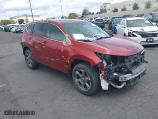 2018 Honda CR-V EX-L with VIN 2HKRW2H85JH695138, listed as a IAAI auction lot 41655606 with NaN miles. Bid and sale history available at carsss.com. Image 1.