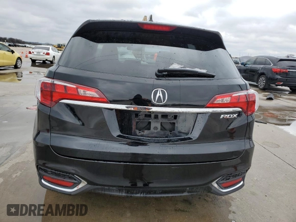 2018 Acura RDX Technology with VIN 5J8TB3H55JL003566, listed as a Copart auction lot 87907005 with 65,460 mi miles and Salvage Title. Bid and sale history available at DreamBid. Image 6.