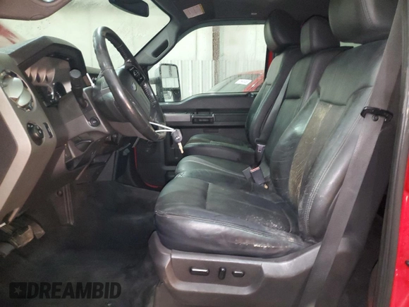 2011 Ford F-350 XL with VIN 1FT8W3BTXBEA55152, listed as a Copart auction lot 41588125 with 131,628 mi miles and Salvage title. Bid and sale history available at DreamBid. Image 7.