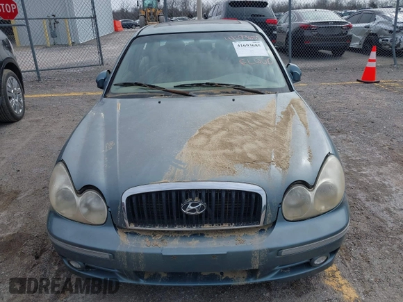 2005 Hyundai Sonata GLS with VIN KMHWF35H35A096177, listed as a IAAI auction lot 41693685 with 206,946 mi miles. Bid and sale history available at carsss.com. Image 6.