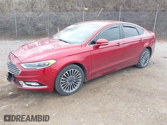2017 Ford Fusion Titanium with VIN 3FA6P0K96HR211741, listed as a IAAI auction lot 41913350 with 51,707 mi miles. Bid and sale history available at carsss.com. Image 18.
