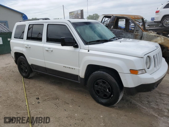 2017 Jeep Patriot Sport with VIN 1C4NJPBA7HD119072, listed as a Copart auction lot 55838995 with 123,615 mi miles and Clean title. Bid and sale history available at DreamBid. Image 4.