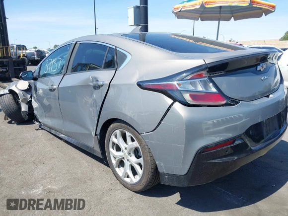 2017 Chevrolet Volt Premier with VIN 1G1RD6S55HU157494, listed as a IAAI auction lot 41837137 with 1 mi miles. Bid and sale history available at carsss.com. Image 3.