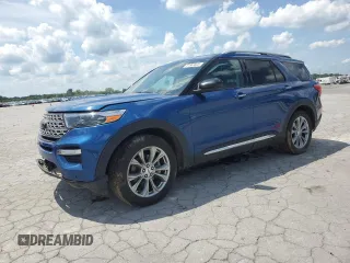 2022 Ford Explorer Limited with VIN 1FMSK7FH5NGA64604, listed as a Copart auction lot 61849025 with 84,124 mi miles and Salvage title. Bid and sale history available at DreamBid. Image 1.