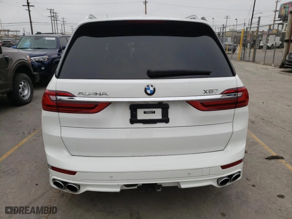 2021 BMW X7 ALPINA XB7 with VIN 5UXCX6C19M9F84210, listed as a Copart auction lot 56889024 with 11,203 mi miles and Salvage Title. Bid and sale history available at carsss.com. Image 6.