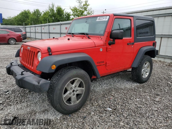 2015 Jeep Wrangler Sport с VIN 1C4AJWAG2FL698568, выставлен на аукционе Copart как лот 58222415 с пробегом 103 670 миль миль и Списание • Salvage title. История ставок и продаж доступна на DreamBid. Изображение 1.