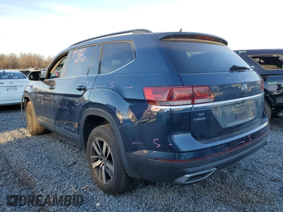 2021 Volkswagen Atlas SE z VIN 1V2LP2CA3MC505266, wystawiony jako Copart lot #81226794 z przebiegiem 88 160 mil mil oraz Szkoda całkowita • Salvage title. Historia ofert i sprzedaży dostępna na DreamBid. Obrazek 2.