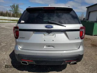 2017 Ford Explorer Sport with VIN 1FM5K8GT5HGA14201, listed as a Copart auction lot 55025635 with 116,415 mi miles and Salvage Title. Bid and sale history available at carsss.com. Image 6.
