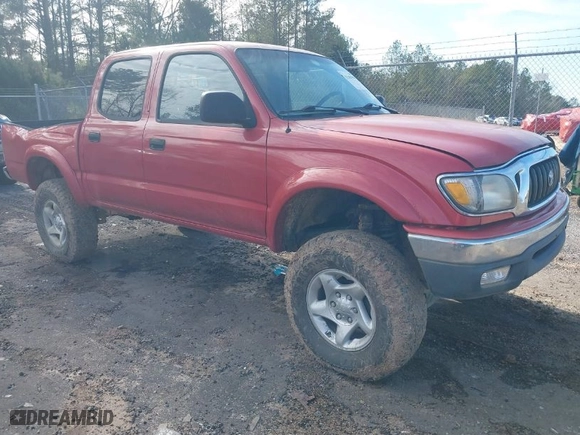 2001 Toyota Tacoma with VIN 5TEHN72N21Z740768, listed as a IAAI auction lot 41305998 with 144,605 mi miles. Bid and sale history available at carsss.com. Image 1.