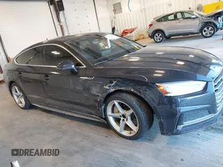 2018 Audi A5 Sportback Premium Plus with VIN WAUENCF52JA133055, listed as a IAAI auction lot 41644106 with 71,558 mi miles. Bid and sale history available at carsss.com. Image 13.