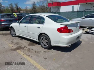 2005 Infiniti G35 with VIN JNKCV51F05M311537, listed as a IAAI auction lot 42051242 with 205,105 mi miles and . Bid and sale history available at carsss.com. Image 3.