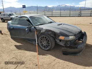 2000 Ford Mustang GT with VIN 1FAFP42X1YF257271, listed as a Copart auction lot 47665405 with 120,547 mi miles and Salvage Title. Bid and sale history available at carsss.com. Image 4.