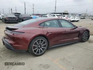 2022 Porsche Taycan 4S with VIN WP0AB2Y16NSA45160, listed as a Copart auction lot 55658565 with 30,165 mi miles and Salvage Title. Bid and sale history available at DreamBid. Image 3.