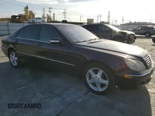 2004 Mercedes-Benz S-Class 4.3L with VIN WDBNG70J64A387204, listed as a Copart auction lot 84753314 with 112,898 mi miles and Salvage Title. Bid and sale history available at carsss.com. Image 4.
