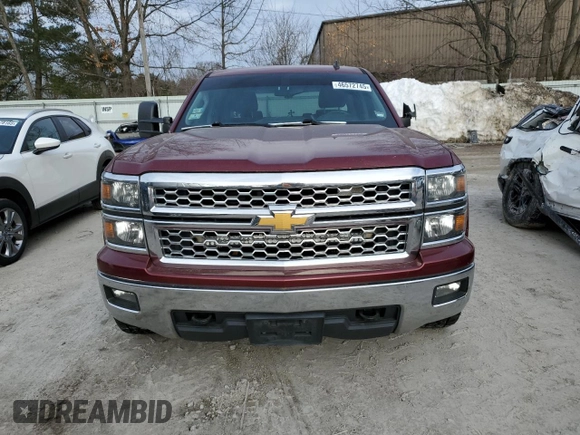 2014 Chevrolet Silverado 1500 LT with VIN 3GCUKRECXEG306838, listed as a Copart auction lot 46572745 with Not Provided miles and Clean Title. Bid and sale history available at DreamBid. Image 5.