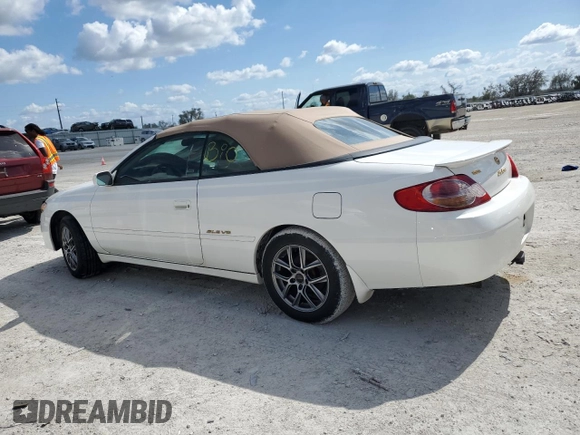 2003 Toyota Solara SE with VIN 2T1FF28P43C885643, listed as a Copart auction lot 78409004 with Not Provided miles and Non Repairable. Bid and sale history available at carsss.com. Image 2.