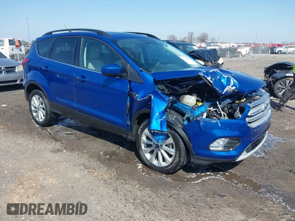 2019 Ford Escape SEL with VIN 1FMCU9HD2KUB52835, listed as a IAAI auction lot 41791321 with 80,468 mi miles and . Bid and sale history available at DreamBid. Image 1.