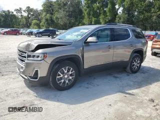 2022 GMC Acadia SLT with VIN 1GKKNMLS2NZ109694, listed as a Copart auction lot 69944824 with 19,606 mi miles and Salvage Title. Bid and sale history available at carsss.com. Image 1.