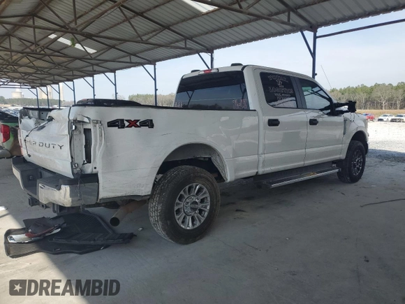 2021 Ford Super Duty F-250 SRW XL with VIN 1FT7W2BN5MEC84624, listed as a Copart auction lot 49040715 with 197,497 mi miles and Salvage Title. Bid and sale history available at carsss.com. Image 3.