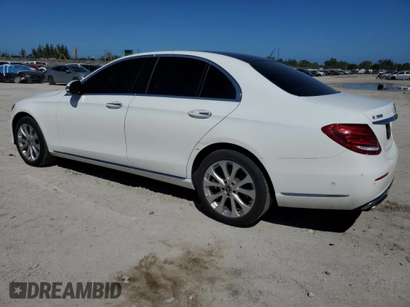 2018 Mercedes-Benz E-Class E 300 with VIN WDDZF4KB6JA302454, listed as a Copart auction lot 49543055 with 89,757 mi miles and Salvage Title. Bid and sale history available at carsss.com. Image 2.