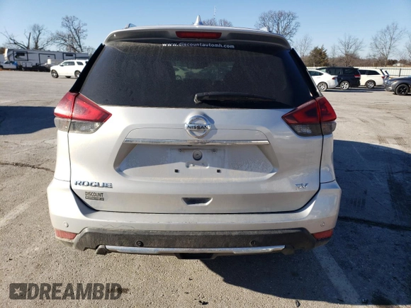 2019 Nissan Rogue SV with VIN 5N1AT2MT0KC752712, listed as a Copart auction lot 42323855 with 77,787 mi miles and Salvage Title. Bid and sale history available at DreamBid. Image 6.
