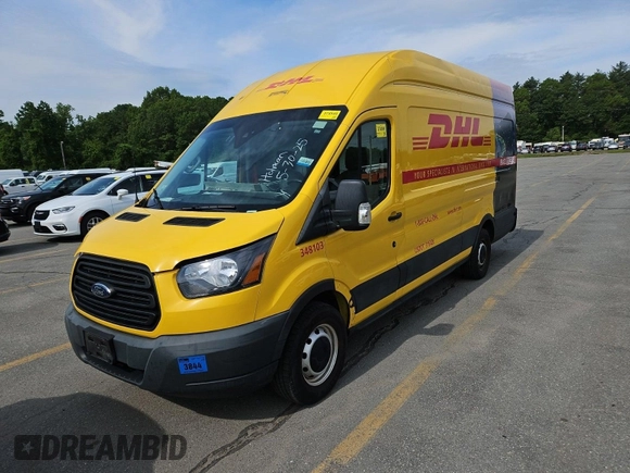 2019 Ford Transit z VIN 1FTYR3XM7KKA24824, wystawiony jako IAAI lot #42500762 z przebiegiem 75 307 mil mil oraz . Historia ofert i sprzedaży dostępna na DreamBid. Obrazek 8.