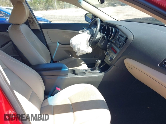 2013 Kia Optima EX with VIN 5XXGN4A70DG242438, listed as a IAAI auction lot 41812356 with 105,000 mi miles. Bid and sale history available at carsss.com. Image 5.