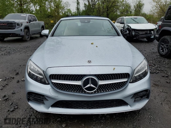 2023 Mercedes-Benz C 300 with VIN W1KWK8EB8PG117149, listed as a Copart auction lot 55835295 with 29,304 mi miles and Salvage Title. Bid and sale history available at DreamBid. Image 5.