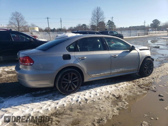 2012 Volkswagen Passat S w/Appearance with VIN 1VWAP7A36CC079434, listed as a Copart auction lot 41665765 with 151,895 mi miles and Salvage Title. Bid and sale history available at carsss.com. Image 3.
