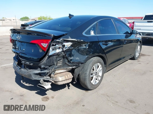 2016 Hyundai Sonata 2.4L with VIN 5NPE24AFXGH358181, listed as a IAAI auction lot 42024786 with 187,854 mi miles and . Bid and sale history available at carsss.com. Image 4.