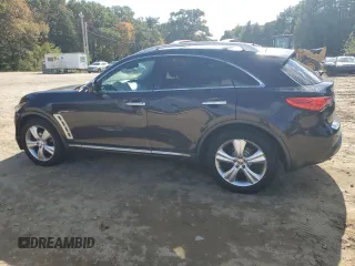 2010 Infiniti FX35 with VIN JN8AS1MU5AM801247, listed as a Copart auction lot 73400484 with 129,508 mi miles and Clean Title. Bid and sale history available at carsss.com. Image 2.