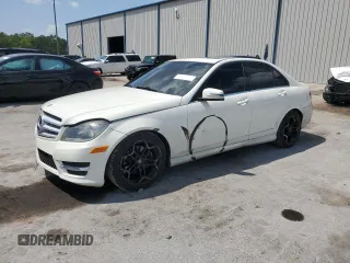 2012 Mercedes-Benz C-Class C 300 Sport with VIN WDDGF8BB6CR230271, listed as a Copart auction lot 53826345 with 141,891 mi miles and Salvage Title. Bid and sale history available at carsss.com. Image 1.