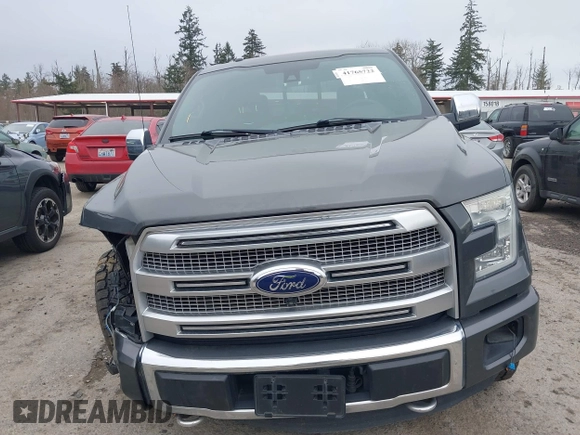 2015 Ford F-150 XLT with VIN 1FTEW1EGXFFC41635, listed as a IAAI auction lot 41765722 with 128,844 mi miles. Bid and sale history available at carsss.com. Image 12.