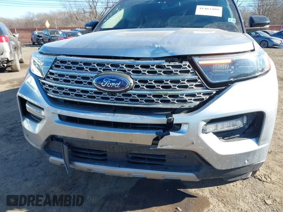 2020 Ford Explorer Limited with VIN 1FMSK8FH7LGA66504, listed as a IAAI auction lot 41463499 with 35,723 mi miles. Bid and sale history available at carsss.com. Image 6.