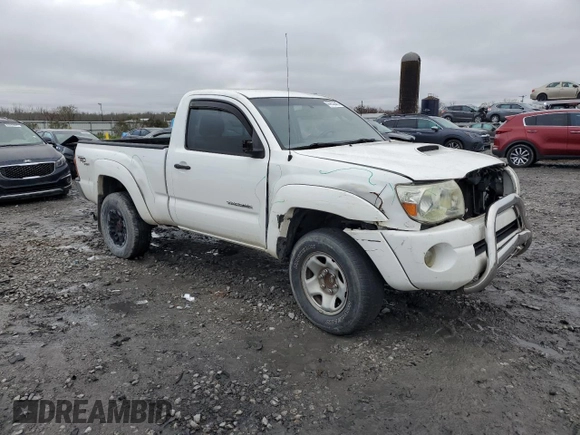 2008 Toyota Tacoma PreRunner with VIN 5TENX62N98Z478572, listed as a Copart auction lot 44653345 with 219,176 mi miles and Salvage title. Bid and sale history available at DreamBid. Image 4.